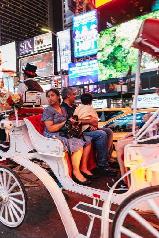 Central Park, Rockefeller & Times Carriage Ride (4 Adults) - Detailed Breakdown of the Itinerary