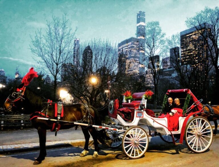 Central Park: Short Horse Carriage Ride (Up to 4 Adults) - Frequently Asked Questions