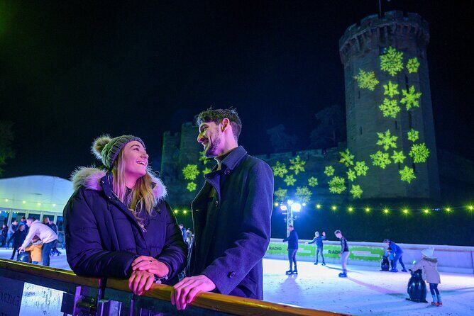 Christmas at Warwick Castle - Light Trail & Ice Skating Packages - Meeting Santa and Festive Food
