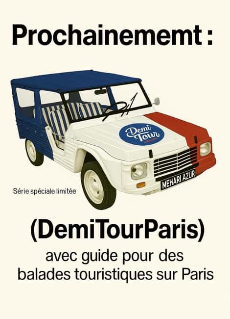 Classic and romantic Paris: 1-hour tour in an electric Méhari - FAQs