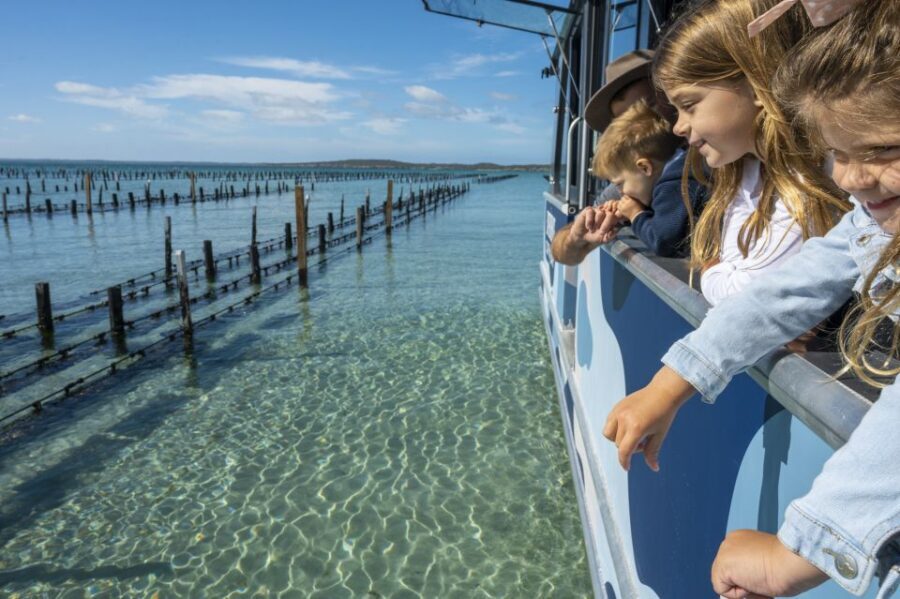 Coffin Bay: Oyster Farm Boat Tour with Wading & 12 Oysters