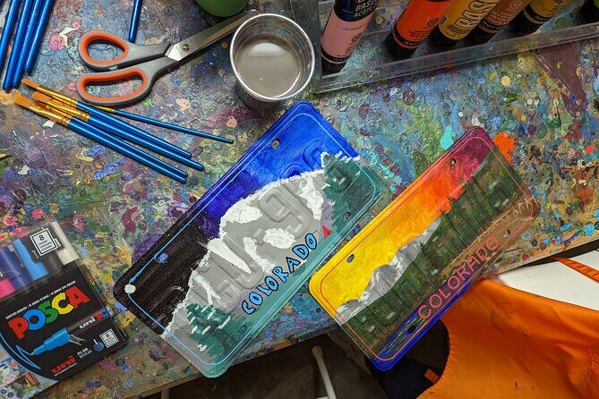 Colorado or Bust! Painted License Plate Class
