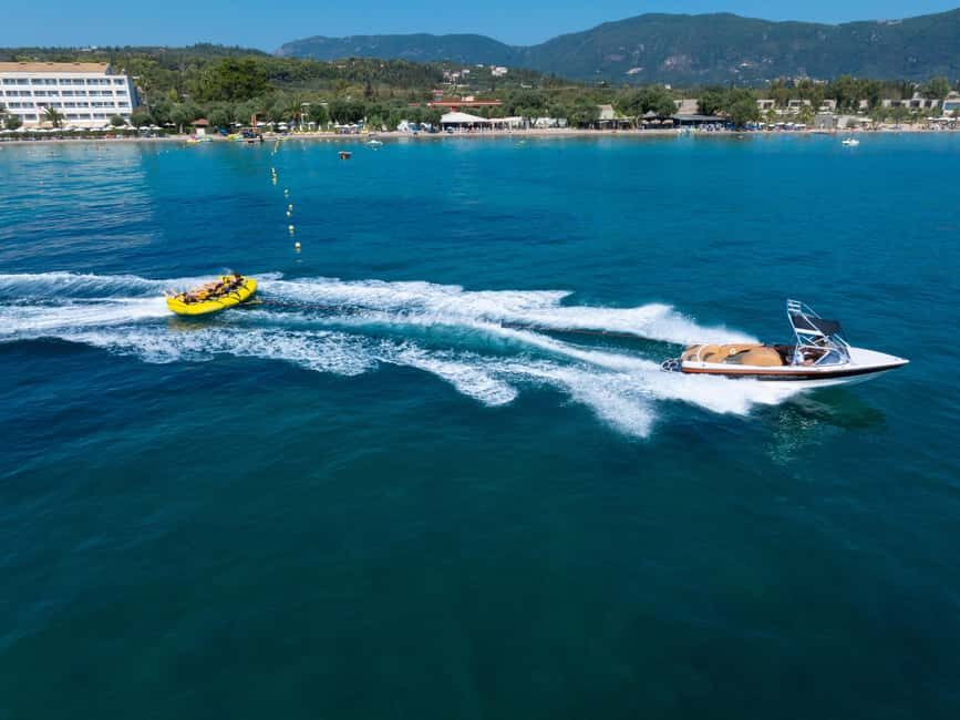 Corfu: Watersports - Inflatable Rides near Corfu Town - An Authentic Water Adventure in Corfu