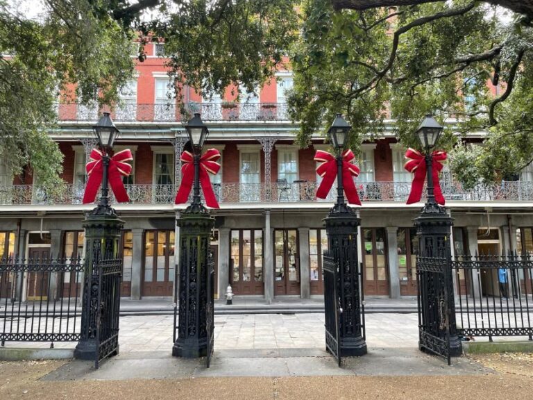 Crescent City Christmas: A Festive Tour of New Orleans - Jackson Square: A Christmas Scene