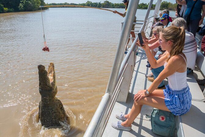 Crocodile Jumping Boat Cruise with Transfer from Darwin - The Adelaide River Wetlands & Crocodile Experience