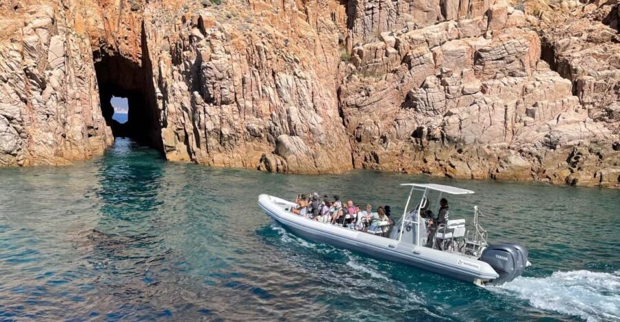 Croisière Scandola Piana Girolata Baignade bateau 12 places - Exploring Corsica’s Coastal Wonders in Comfort and Style