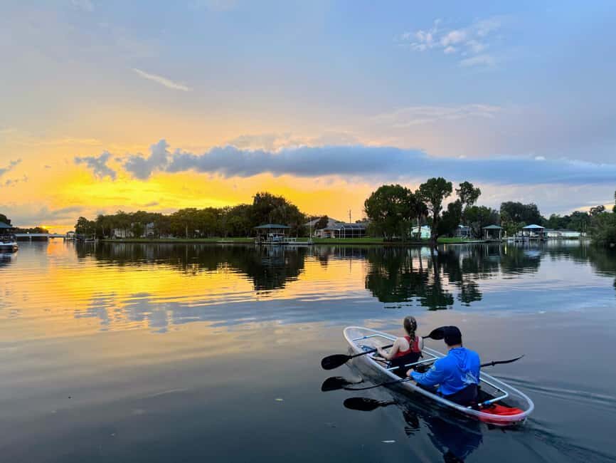 Crystal River: Clear Kayak Sunset & Night Glow Tour - Authentic Reviews and Experiences