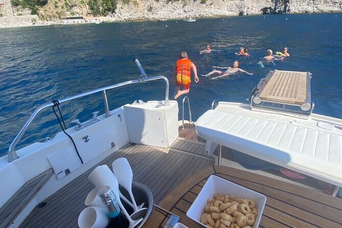 Day in Private Boat with Skipper from Salerno to Positano - The Sum Up