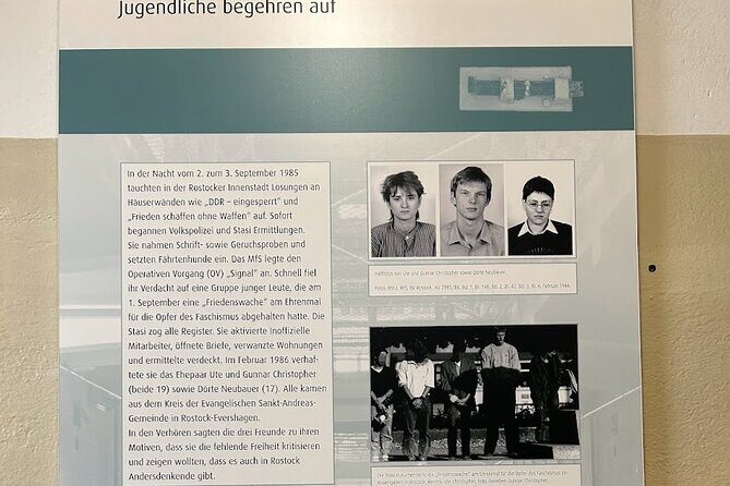 Day Tour: Experience East Germany in Rostock - A Moving Visit to the Stasi Pre-Trial Prison