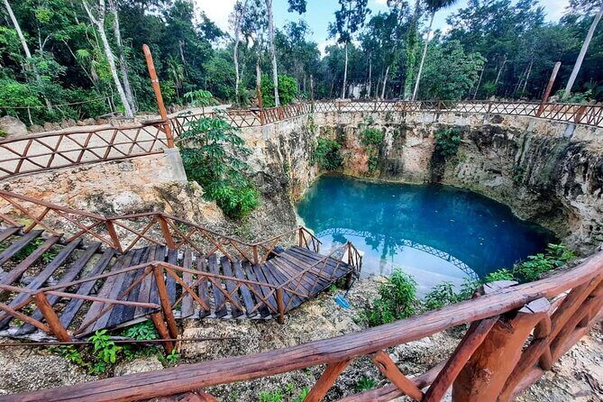 Discover 3 Cenotes, 1 Lagoon! from Cancun - FAQ