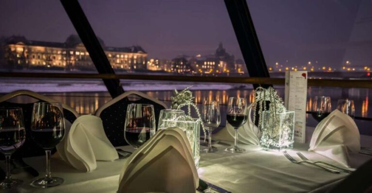 Dresden: Evening River Cruise with Dinner - The Sum Up