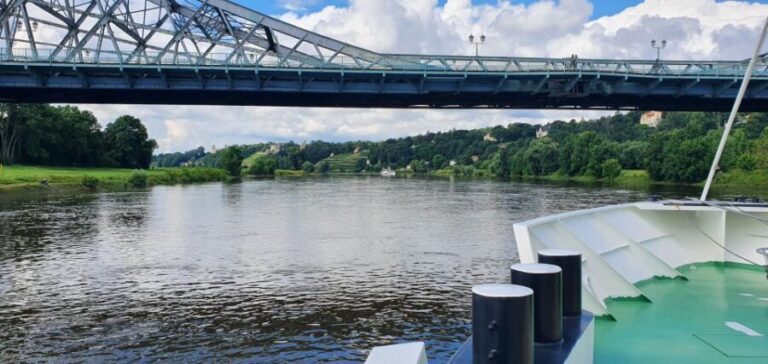 Dresden: River Sightseeing Boat Cruise - The Itinerary in Detail