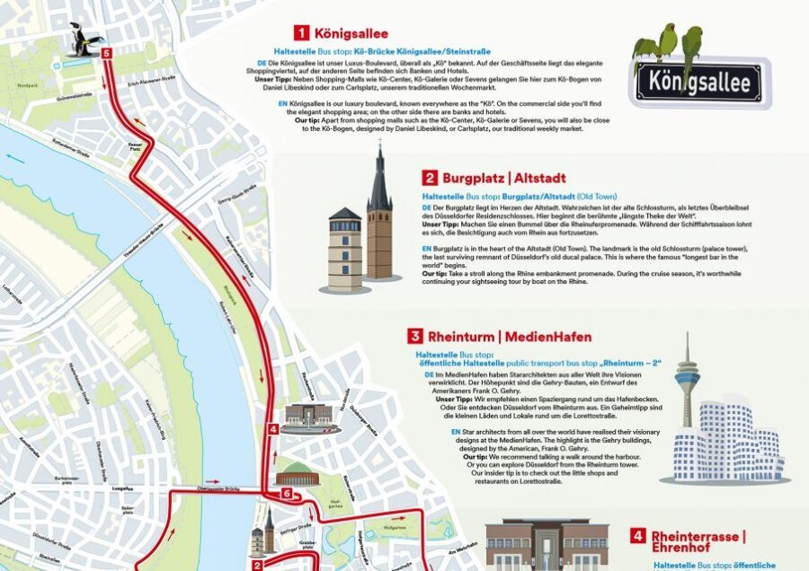 Düsseldorf: 24-Hour Hop-On Hop-Off Ticket - Detailed Itinerary Breakdown