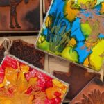 Embossed Alcohol Ink Tile in Estes Park - The Sum Up