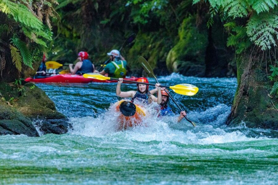 Epic Tandem Kayak Tour down the Kaituna River Waterfalls - What to Expect on Your Trip