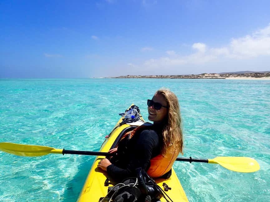 Exmouth: Lagoon Explorer - Full day kayak & Snorkel tour - The Wildlife: Close Encounters in the Water and from Your Kayak