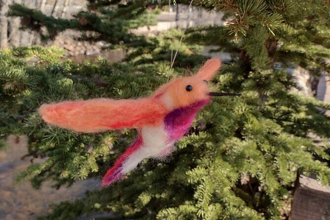 Felting Hummingbird Ornament Class in Estes Park - A Closer Look at the Experience