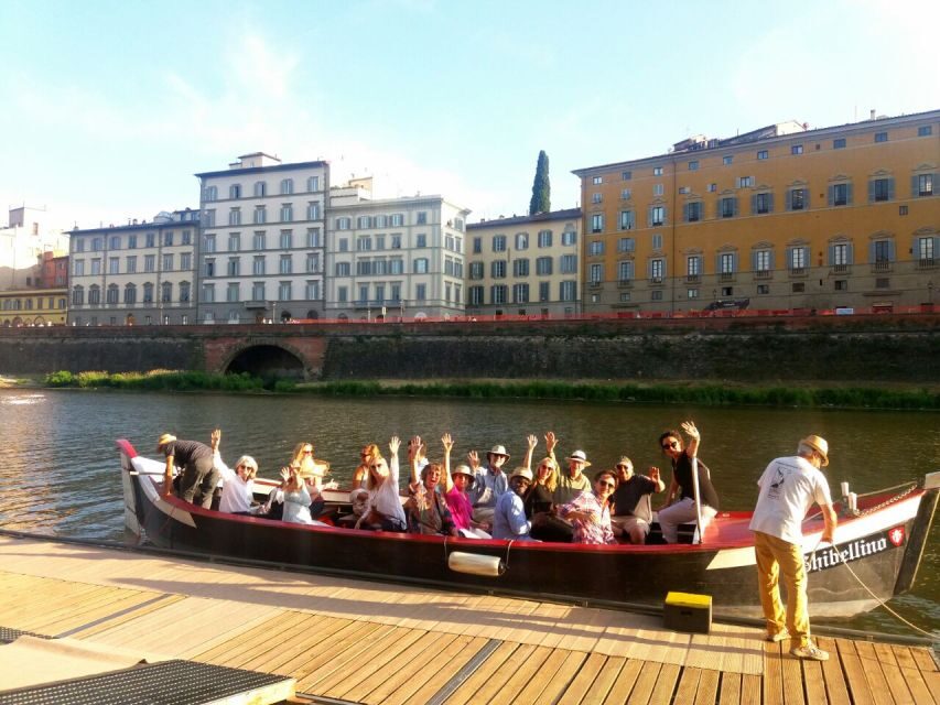 Florence: Guided Gondola Boat Tour with a Glass of Wine - Deep Dive into the Itinerary