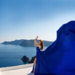Flying Dress Photoshoot in Santorini - The Sum Up