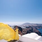 Flying dress Photoshoot in Santorini with Hotel Pickup - In-Depth Review of the Santorini Flying Dress Photoshoot