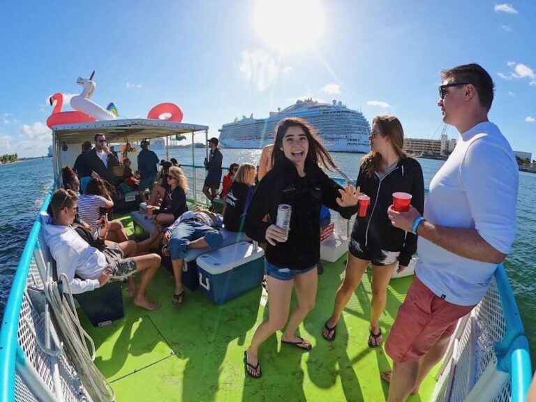 Fort Lauderdale: Scenic Boat Trip w/ Swim Stop & Inflatables - An Authentic Look at the Fort Lauderdale Boat Tour