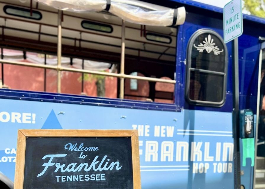 Franklin: Trolley Hop-On and Hop-Off Tour