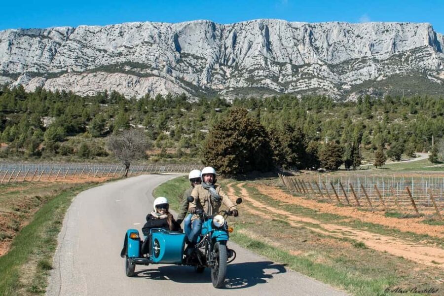 From Aix-en-Provence : Half-day Sidecar Wine Tour - An Authentic Ride Through Provençal Beauty