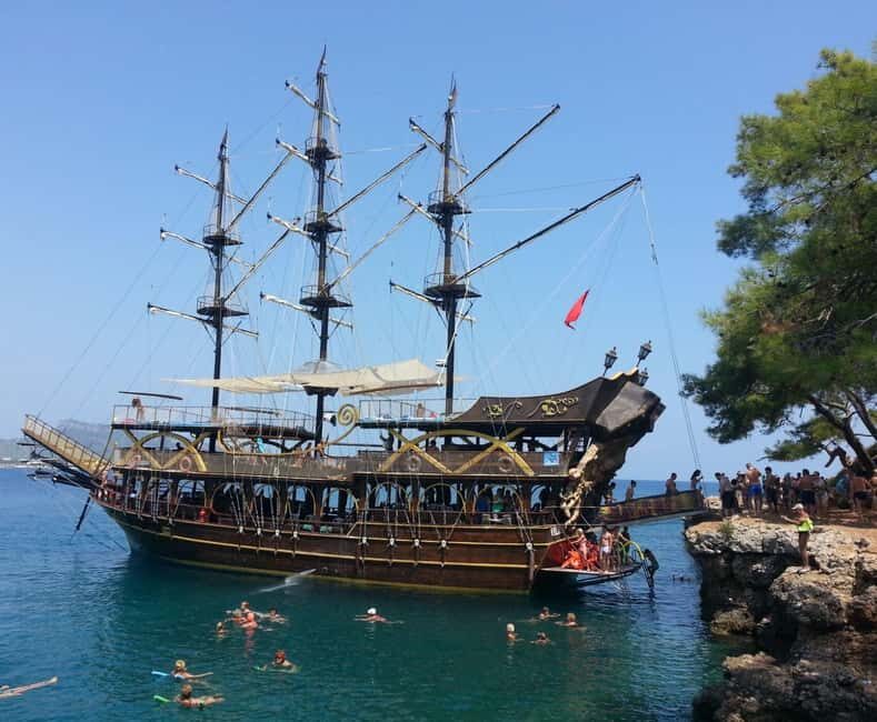 From Antalya: Kemer Pirate Boat Tour with Foam Party & Swim - Exploring the Details of the Kemer Pirate Boat Tour