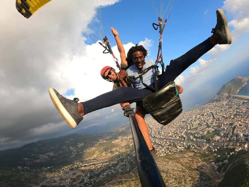 From Antalya: Paragliding Experience w/ Opt. Human Slingshot - An Authentic Paragliding Adventure Near Antalya