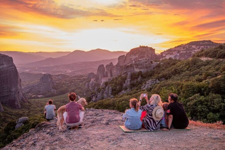 From Athens: 3 Days in Meteora & Delphi with Tours & Hotel - Delving into Meteora: Monasteries and Sunset Magic