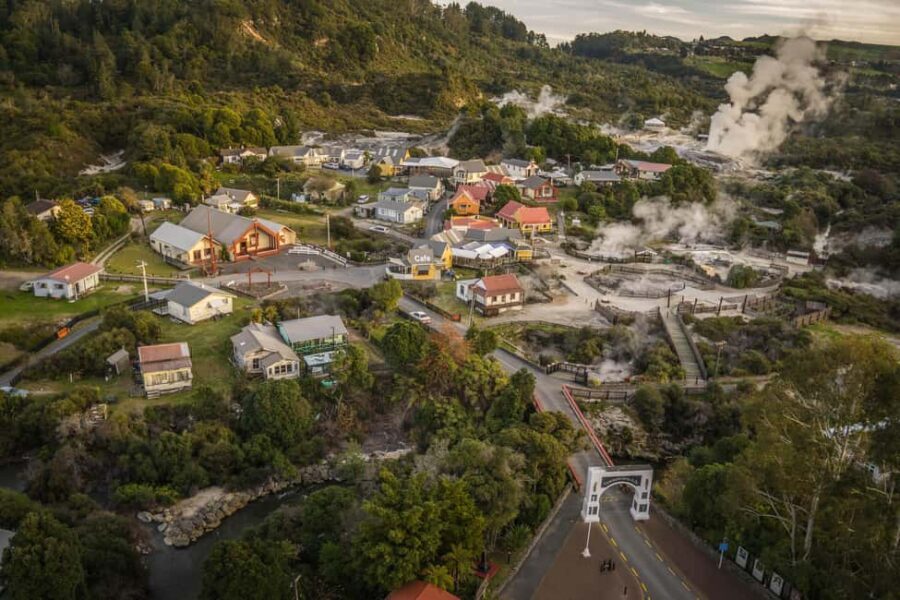 From Auckland: Rotorua Mori Village, Haka & Glowworm Caves - How the Day Unfolds
