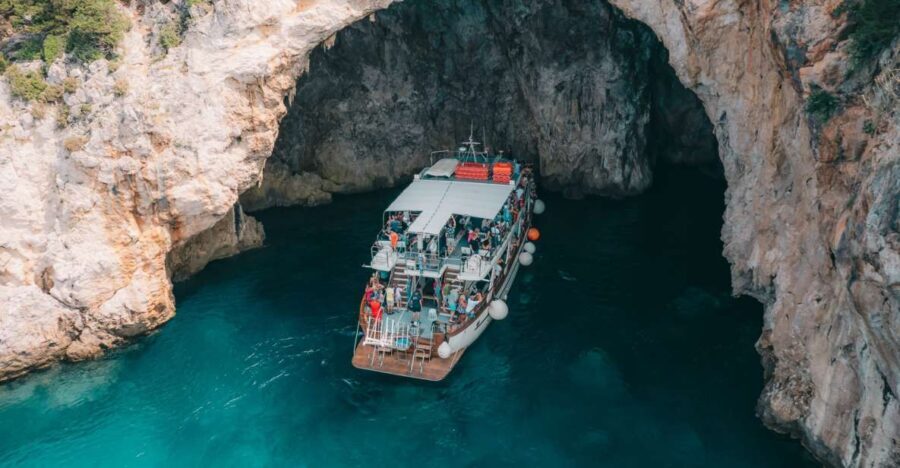 From Benitses/Lefkimmi: Blue Lagoon & Papanikolis Cruise - The Itinerary and What to Expect