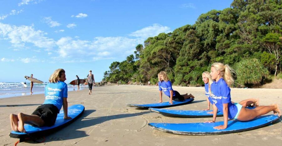 From Byron Bay: Learn to Surf Half-Day Tour