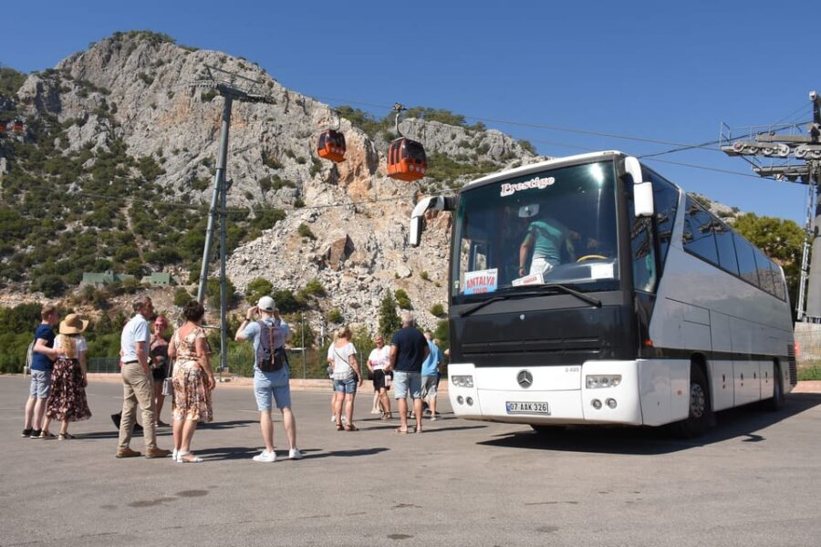 From city of Side: City Tour including Waterfalls - Transportation and Group Dynamics