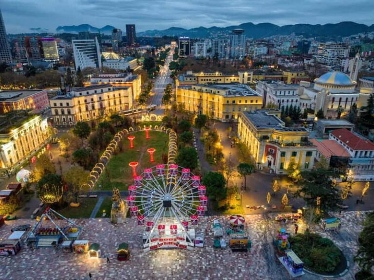 From Durres/Golem : Lights of Tirana by Night - What Sets This Tour Apart