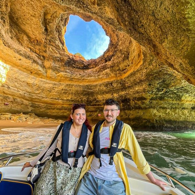 From Faro: Boat trip to Benagil Cave & Praia da Marinha - Exploring the Algarve’s Most Famous Highlights