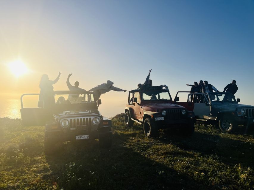 From Fira: Santorini Wrangler Jeep Convoy Tour & Villages - Exploring the Santorini Wrangler Jeep Convoy Tour & Villages