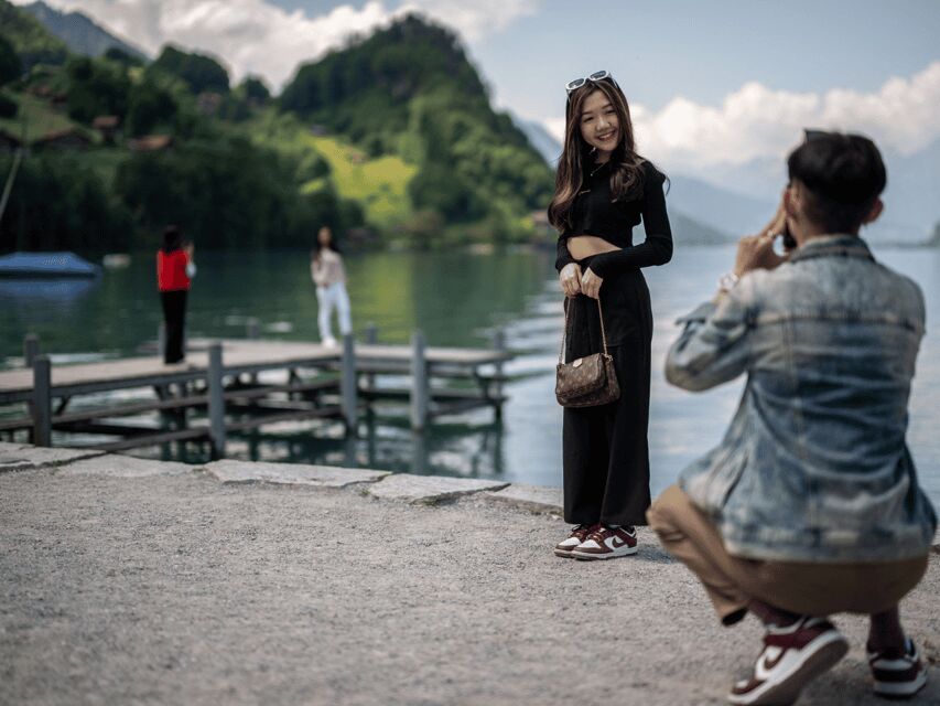 From Interlaken: Crash Landing on You Private Day Trip - First Stop: Panoramabrücke Sigriswil