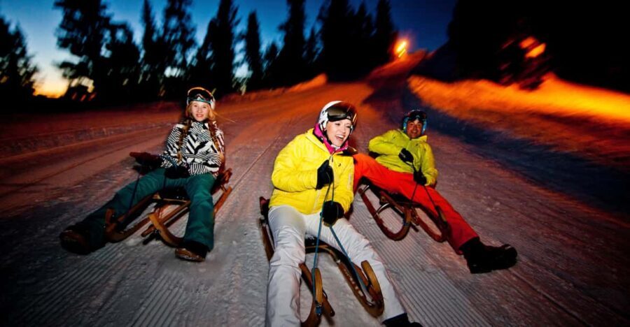 From Interlaken: Night Sledding - What’s Included and What to Bring