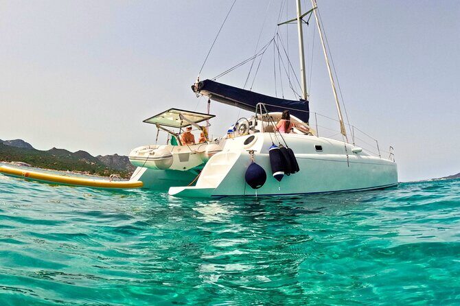 From Olbia: catamaran tour between Tavolara and Cala Moresca - The Sum Up