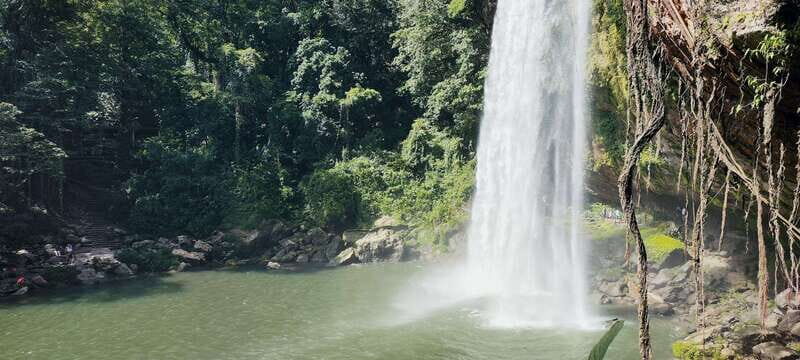 From Palenque: Misol-Ha & Agua Azul Waterfalls Day Tour
