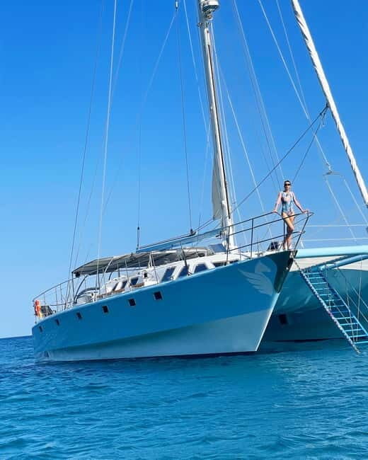 From Rhodes: Half-Day Catamaran Cruise with Swim Stops - A Deep Dive into the Rhodes Catamaran Cruise Experience