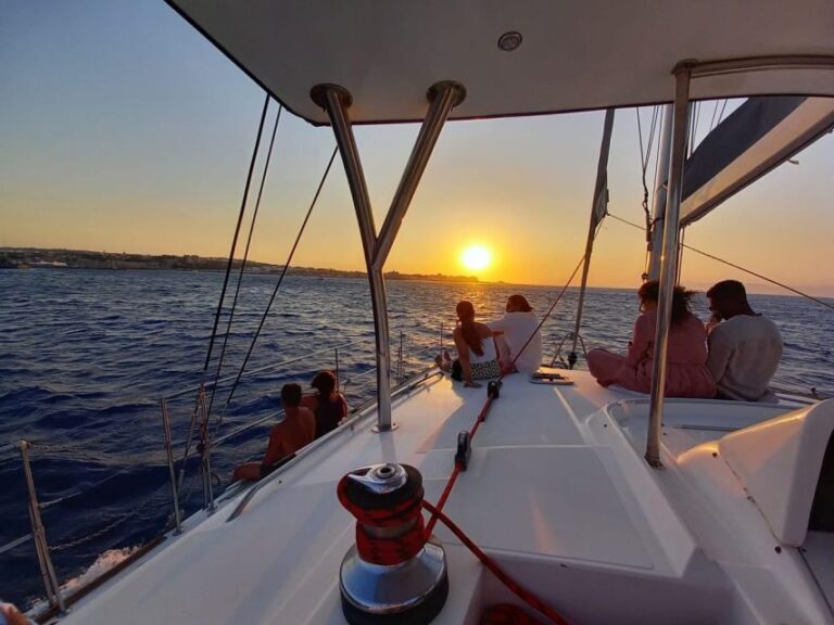 From Rhodes: Private Catamaran Sunset Cruise All Inclusive - A Closer Look at the Experience