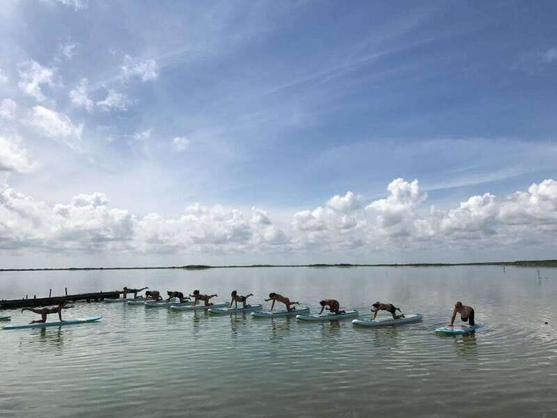 From Tulum: SUP Yoga Class in Sian Ka'an - The Equipment and Instruction