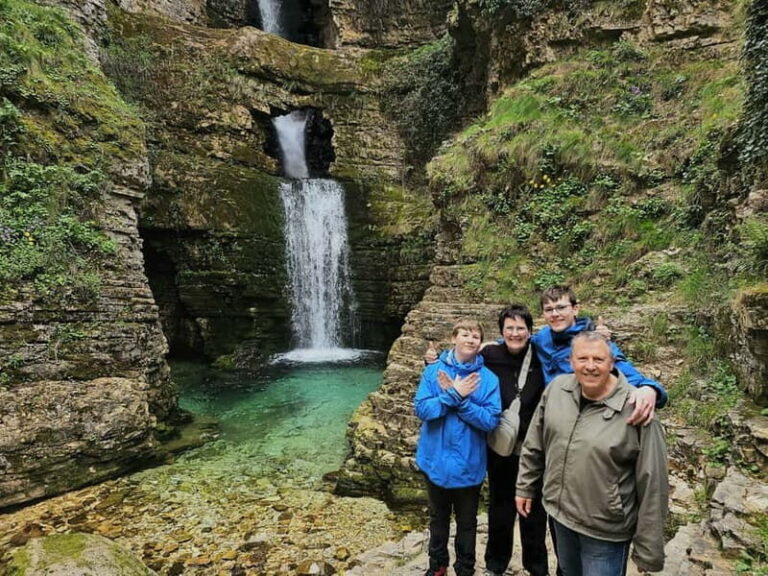 From Vlore:Brataj Bridge, Nivica Canyon & Peshtura Waterfall - The Itinerary in Detail