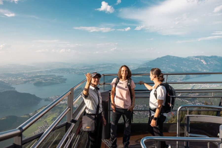 From Zurich: Full-Day Mount Stanserhorn Discovery Tour - Transportation and guide experience