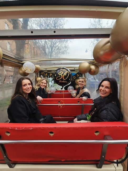 Gdansk: PartyBus in BuggyBus & Alcohol Included & Top Fun - The Itinerary Breakdown