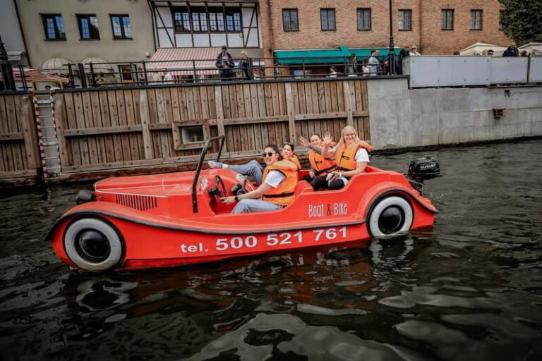 Gdask: Boat Tour on the Motawa - An Authentic Water Experience in Gdansk