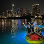 Giant Glow Paddleboarding the Downtown Skyline with Bats - A Deep Dive into the Austin Glow Paddleboarding Experience