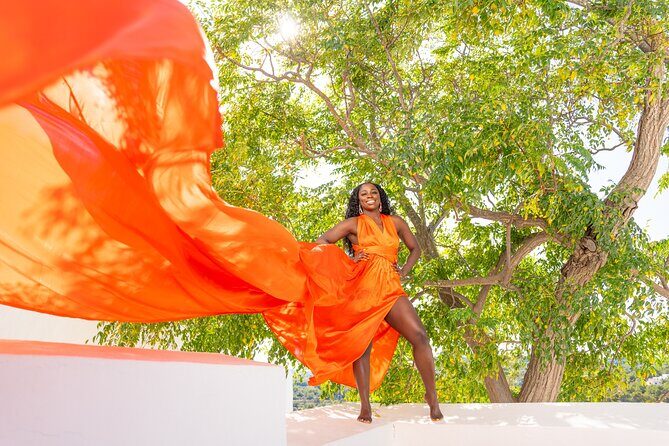 Grand Canyon Private Flying Dress Photoshoot Session - The Photo Process and Final Delivery
